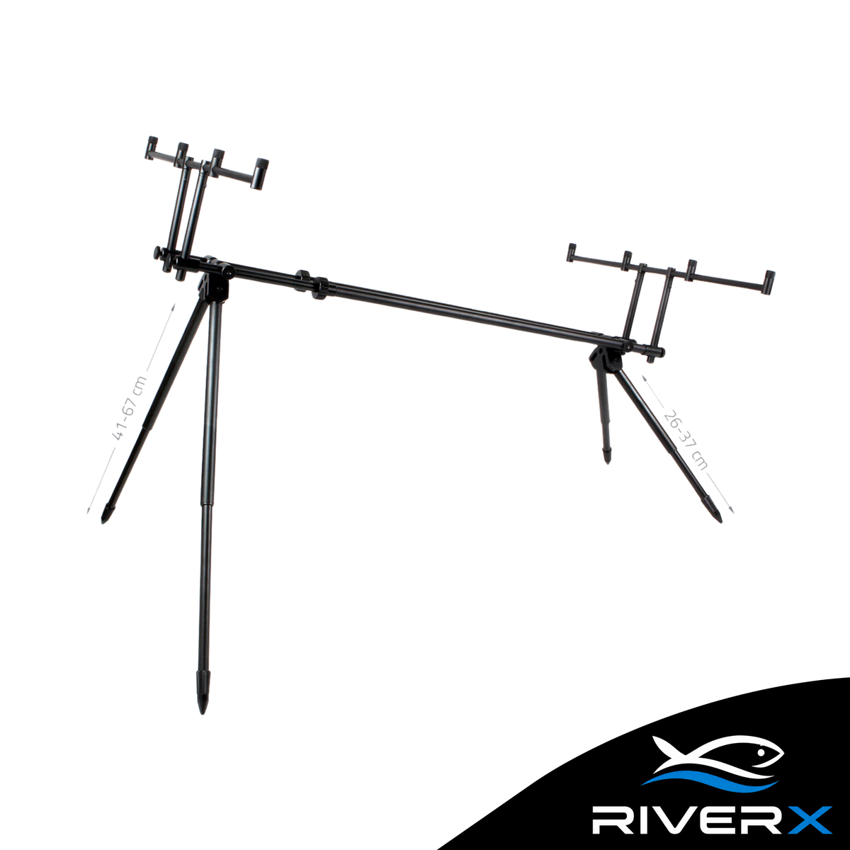 Carp Academy Alcatraz Rod Pod Black