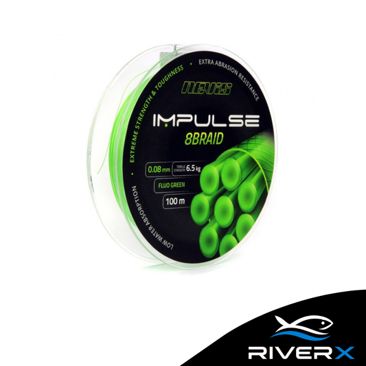 Nevis Impulse 8Braid 100m/0.14mm Fonott Zsinór