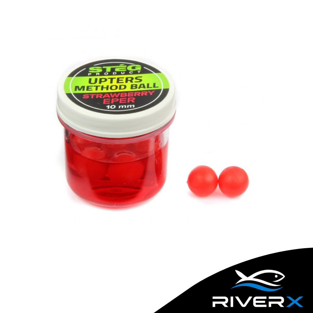 Stég Upters Method Ball 10mm 8db Strawberry (Eper)