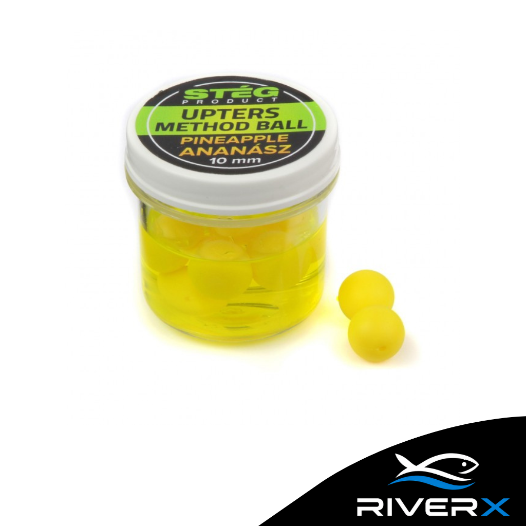 Stég Upters Method Ball 10mm 8db Pineapple ( Ananász)