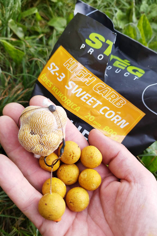 Stég High Carb Boilie 20mm 800g SZ-3 Sweet Corn ( édes kukorica)